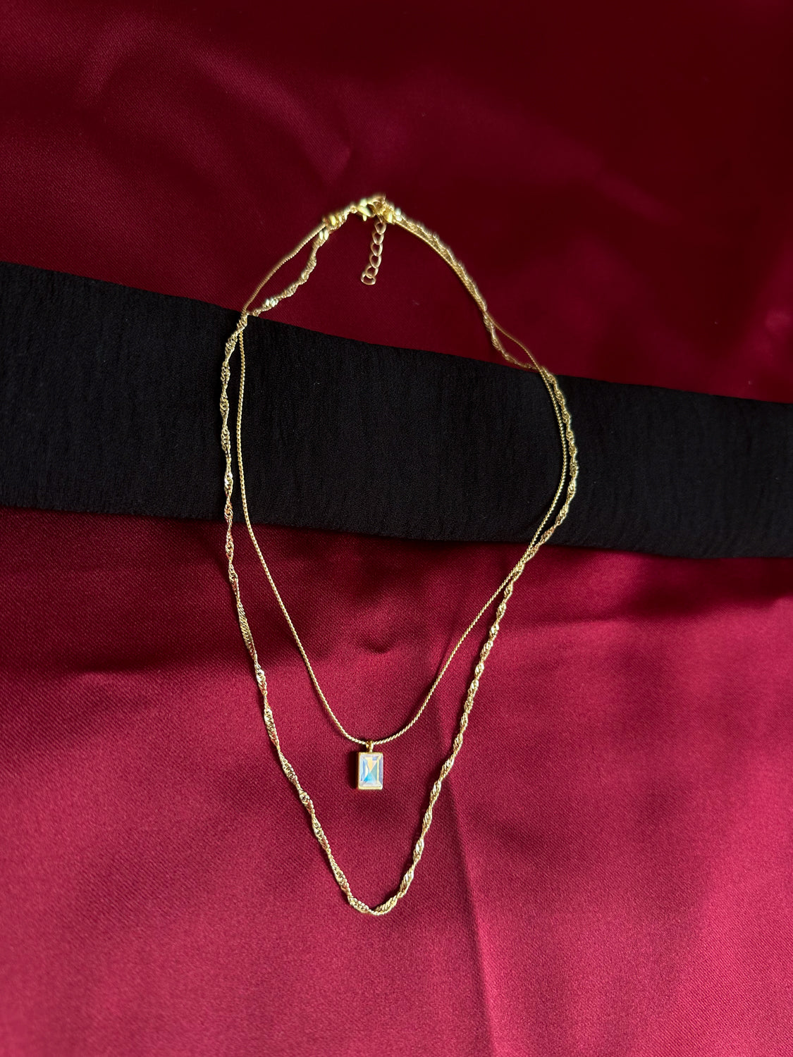 Chainsqu - Gold Çelik Kolye
