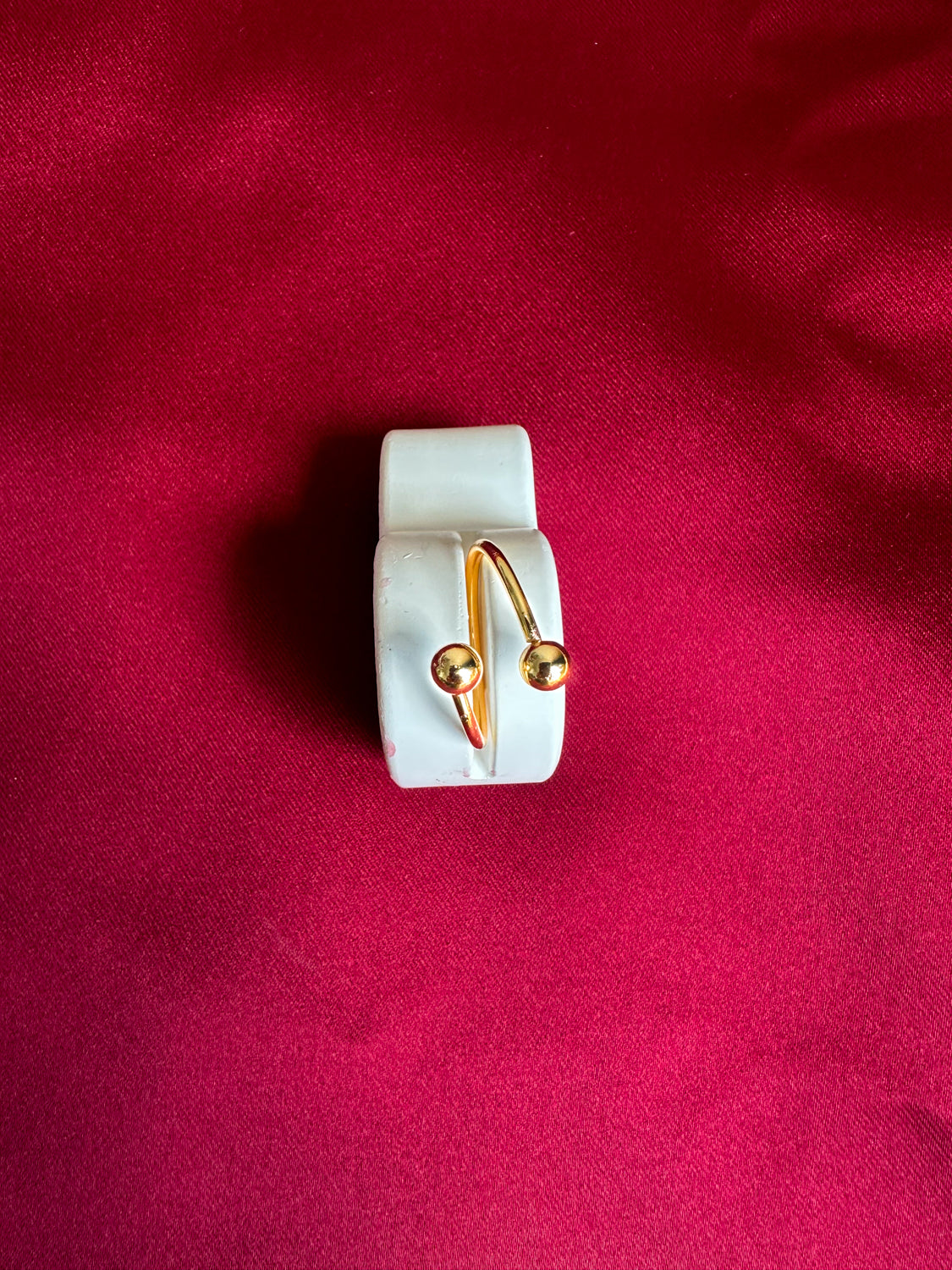 Rinf of dot - Çelik gold yüzük