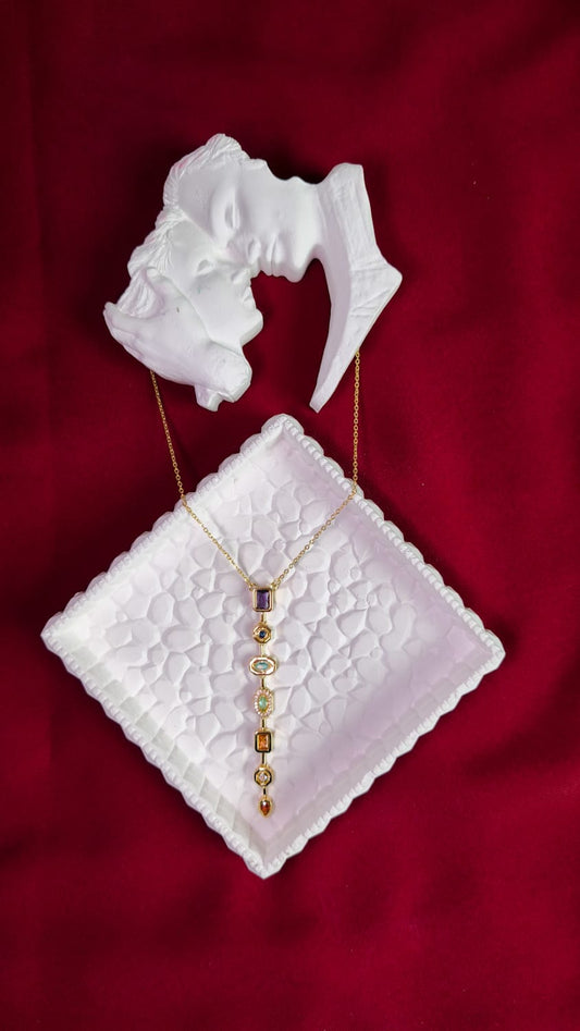 OneTop - Gold Elements Çelik Y Kolye