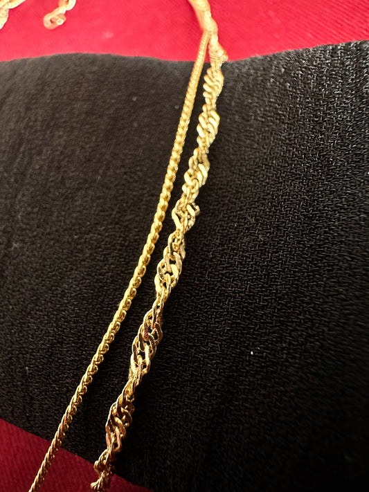 Chainsqu - Gold Çelik Kolye