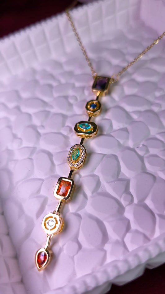 OneTop - Gold Elements Çelik Y Kolye